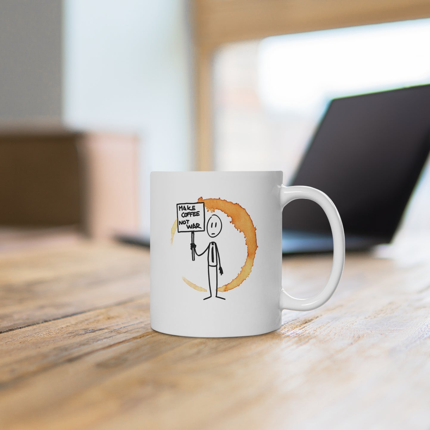 Hrnek 'Make Coffee Not War'