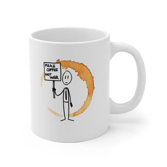 Hrnek 'Make Coffee Not War'