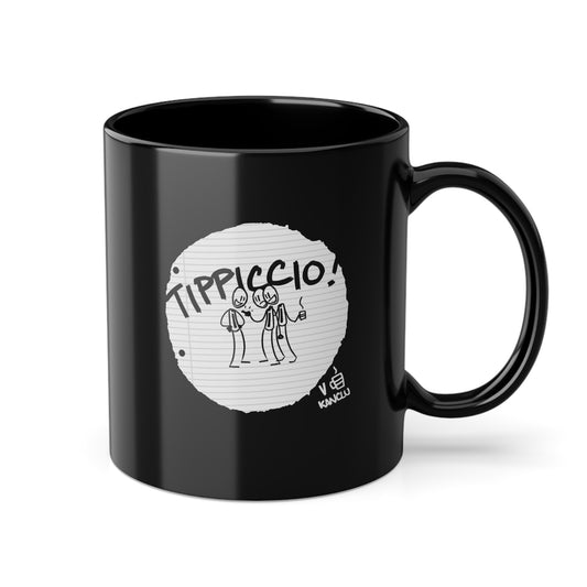 Hrnek černý 'Tippiccio!'